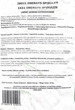 Energys SPIRULEN 10kg - Ekstruder - obrazek 3