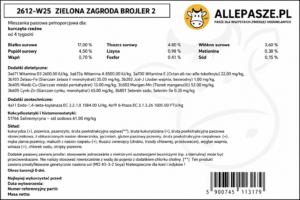 De Heus Brojler 2 25kg - granulat - obrazek 3
