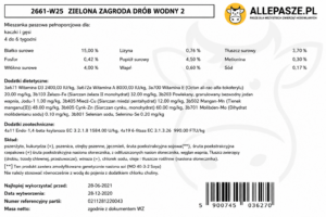 De Heus Drób Wodny 2 25kg - granulat - obrazek 3