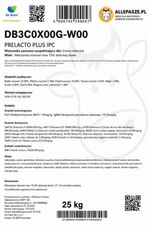 De Heus Prelacto Plus IPC 25kg - granulat - obrazek 3
