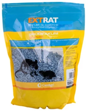 EXTRAT granulat trutka szczury myszy gryzonie - 1,5kg - obrazek 1