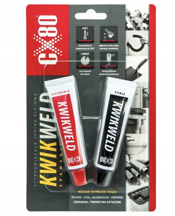 klej epoksydowy CX80 kwik weld spawanie na zimno