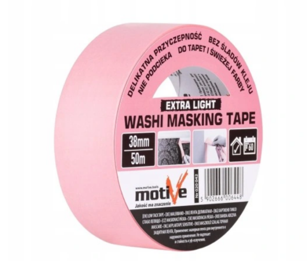 taśma maskująca washi 38mm-50m motive