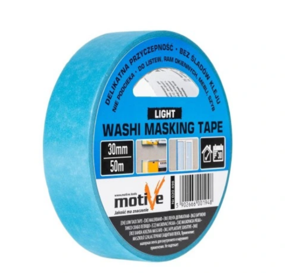 taśma maskująca washi light 30mm-50m motive