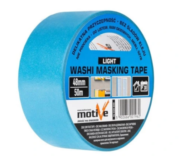 taśma maskująca washi light 48mm-50m motive