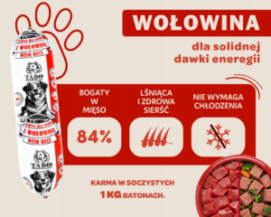 TABO BATON DLA PSA Z WOŁOWINĄ 1KG - obrazek 4